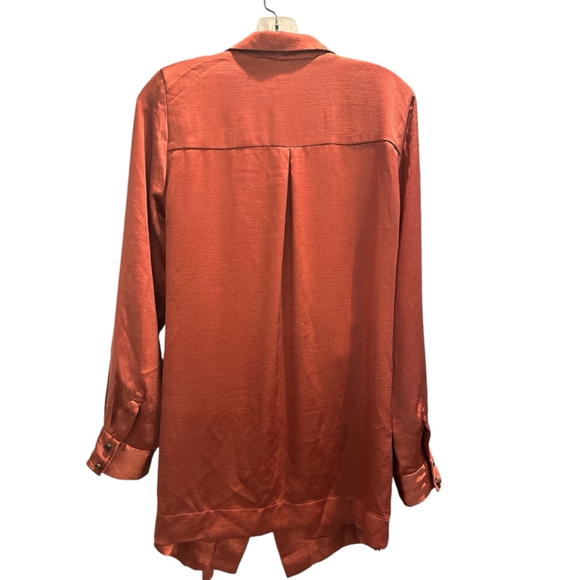 Women's Anthropologie Blouse, Rust, Size M - Picture 2 of 7